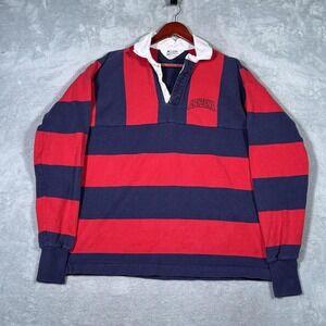 Vintage Arizona Wildcats Shirt Mens XL Red Navy NCAA Football Rugby Chalk Line